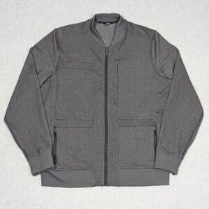 Public Rec Crosstown Bomber Jacket Mens Large Full Zip Pockets Stretch